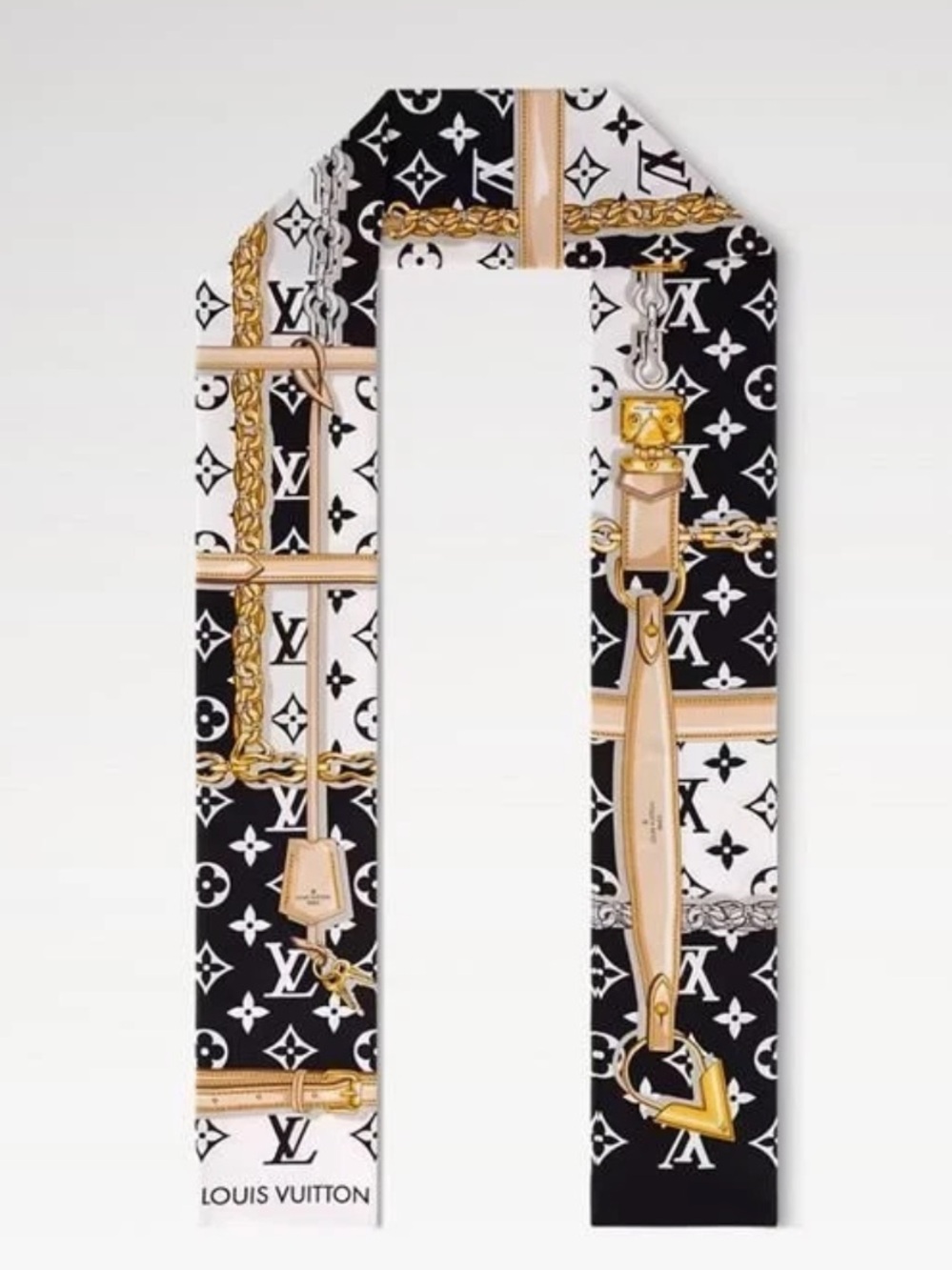 Louis Vuitton Monogram Silk Bandeau